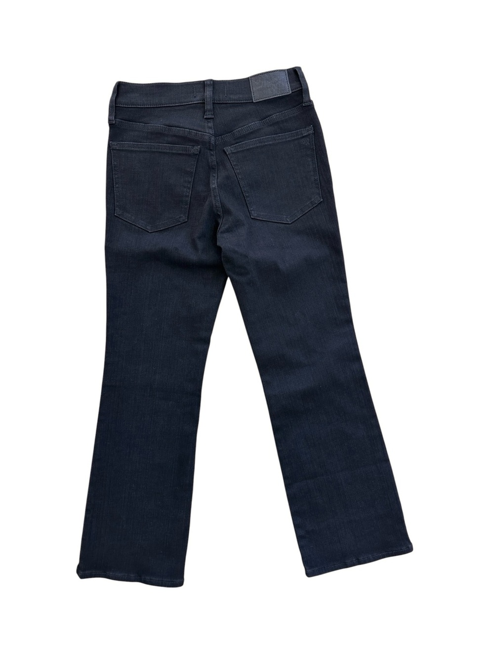MADEWELL Mid Rise Kick Back Black Petite Jeans - Picture 3 of 5
